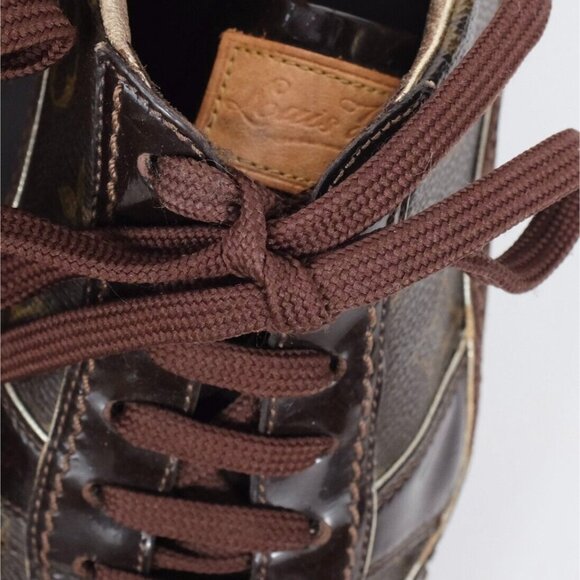 Louis Vuitton sneakers trainers 38.5 US 8.5 leather gold monogram LV - Picture 6 of 12